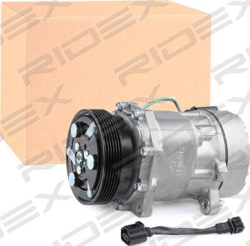 RIDEX 447K0060 - Compressor, air conditioning autospares.lv