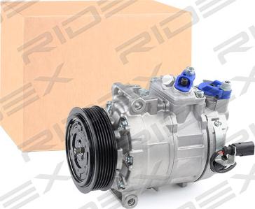 RIDEX 447K0004 - Compressor, air conditioning autospares.lv