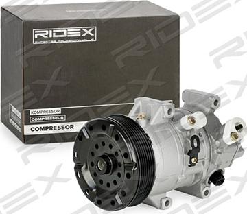 RIDEX 447K0019 - Compressor, air conditioning autospares.lv