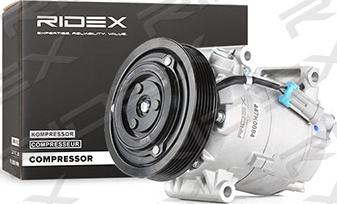 RIDEX 447K0084 - Compressor, air conditioning autospares.lv