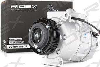 RIDEX 447K0083 - Compressor, air conditioning autospares.lv