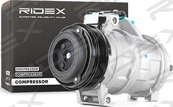 RIDEX 447K0035 - Compressor, air conditioning autospares.lv