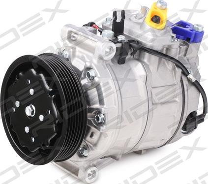 RIDEX 447K0038 - Compressor, air conditioning autospares.lv