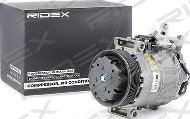 RIDEX 447K0032 - Compressor, air conditioning autospares.lv
