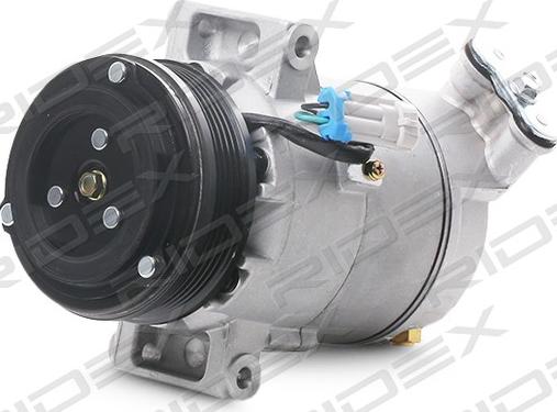 RIDEX 447K0037 - Compressor, air conditioning autospares.lv