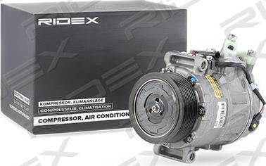 RIDEX 447K0029 - Compressor, air conditioning autospares.lv