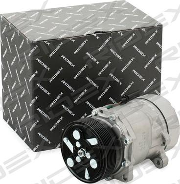 RIDEX 447K0023 - Compressor, air conditioning autospares.lv