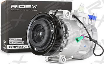 RIDEX 447K0022 - Compressor, air conditioning autospares.lv