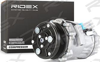 RIDEX 447K0071 - Compressor, air conditioning autospares.lv