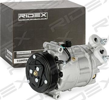 RIDEX 447K0147 - Compressor, air conditioning autospares.lv