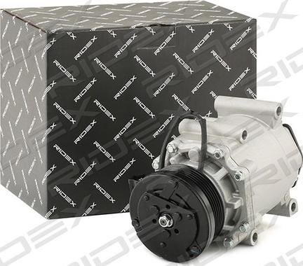 RIDEX 447K0104 - Compressor, air conditioning autospares.lv