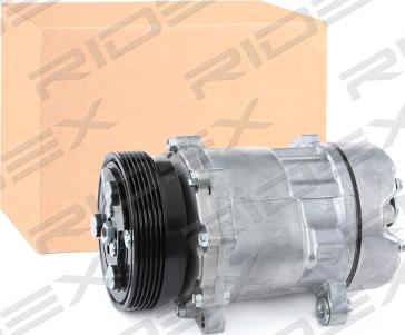RIDEX 447K0108 - Compressor, air conditioning autospares.lv
