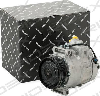 RIDEX 447K0398 - Compressor, air conditioning autospares.lv