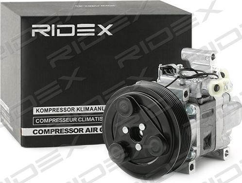 RIDEX 447K0346 - Compressor, air conditioning autospares.lv