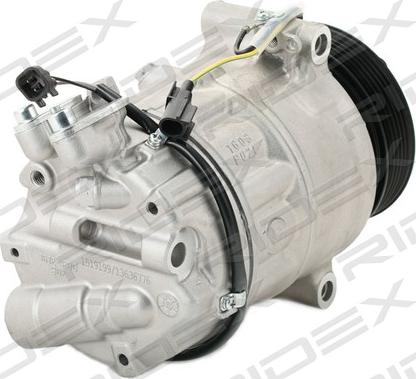 RIDEX 447K0340 - Compressor, air conditioning autospares.lv