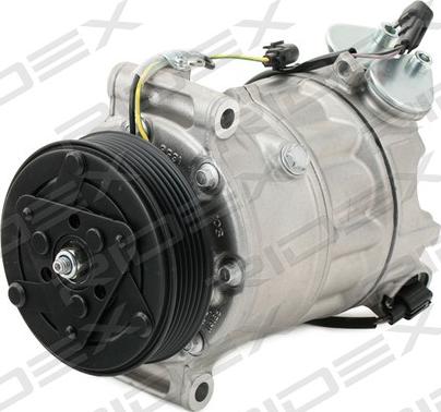 RIDEX 447K0340 - Compressor, air conditioning autospares.lv