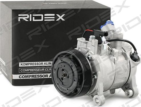 RIDEX 447K0347 - Compressor, air conditioning autospares.lv