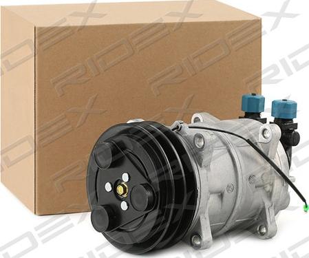 RIDEX 447K0383 - Compressor, air conditioning autospares.lv