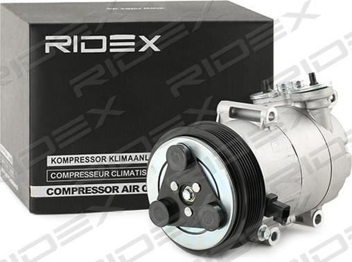 RIDEX 447K0370 - Compressor, air conditioning autospares.lv