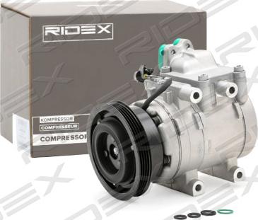 RIDEX 447K0240 - Compressor, air conditioning autospares.lv