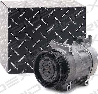 RIDEX 447K0263 - Compressor, air conditioning autospares.lv