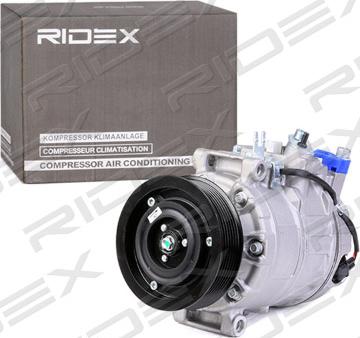 RIDEX 447K0239 - Compressor, air conditioning autospares.lv