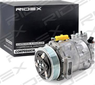 RIDEX 447K0228 - Compressor, air conditioning autospares.lv