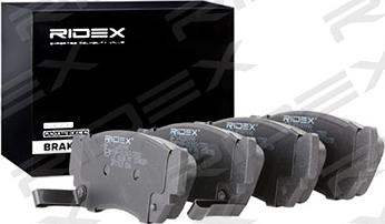 RIDEX 402B0998 - Brake Pad Set, disc brake autospares.lv