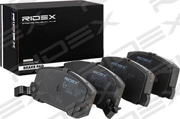 RIDEX 402B0945 - Brake Pad Set, disc brake autospares.lv