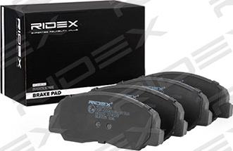 RIDEX 402B0954 - Brake Pad Set, disc brake autospares.lv