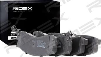 RIDEX 402B0915 - Brake Pad Set, disc brake autospares.lv