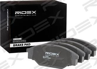 RIDEX 402B0910 - Brake Pad Set, disc brake autospares.lv