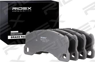 RIDEX 402B0911 - Brake Pad Set, disc brake autospares.lv