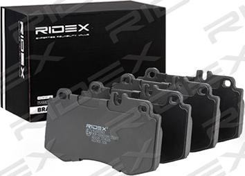 RIDEX 402B0983 - Brake Pad Set, disc brake autospares.lv