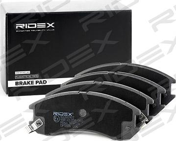 RIDEX 402B0987 - Brake Pad Set, disc brake autospares.lv