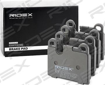 RIDEX 402B0924 - Brake Pad Set, disc brake autospares.lv