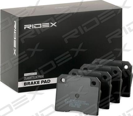 RIDEX 402B0970 - Brake Pad Set, disc brake autospares.lv