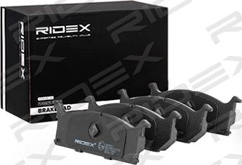 RIDEX 402B0972 - Brake Pad Set, disc brake autospares.lv