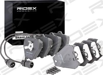 RIDEX 402B0446 - Brake Pad Set, disc brake autospares.lv