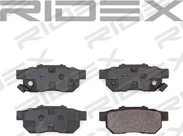 RIDEX 402B0448 - Brake Pad Set, disc brake autospares.lv