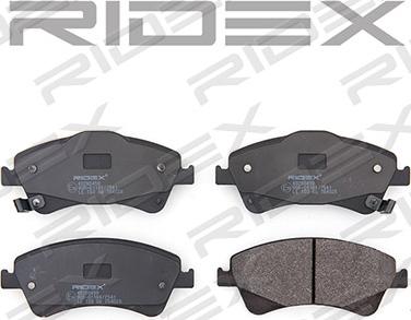 RIDEX 402B0459 - Brake Pad Set, disc brake autospares.lv