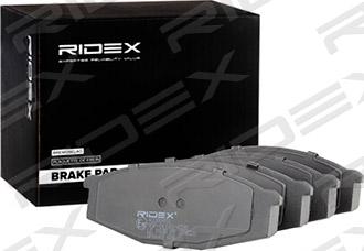 RIDEX 402B0451 - Brake Pad Set, disc brake autospares.lv