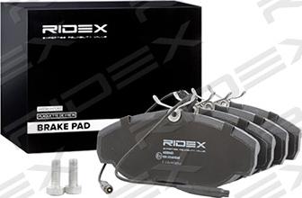 RIDEX 402B0453 - Brake Pad Set, disc brake autospares.lv