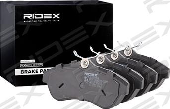 RIDEX 402B0404 - Brake Pad Set, disc brake autospares.lv