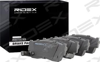 RIDEX 402B0434 - Brake Pad Set, disc brake autospares.lv