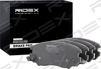 RIDEX 402B0430 - Brake Pad Set, disc brake autospares.lv