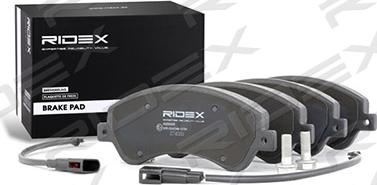 RIDEX 402B0425 - Brake Pad Set, disc brake autospares.lv