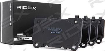 RIDEX 402B0476 - Brake Pad Set, disc brake autospares.lv