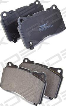 RIDEX 402B0476 - Brake Pad Set, disc brake autospares.lv