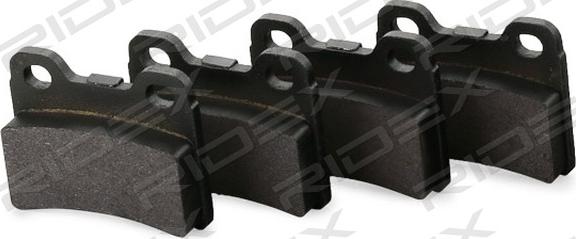 RIDEX 402B0598 - Brake Pad Set, disc brake autospares.lv